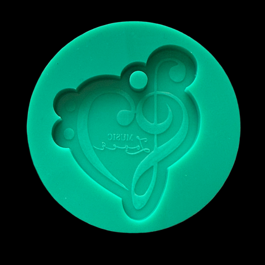 Music Lover Keychain Mold