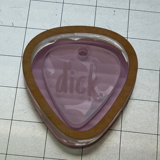 Used Dick Acrylic Blank for Mold Making  with Attached Housing