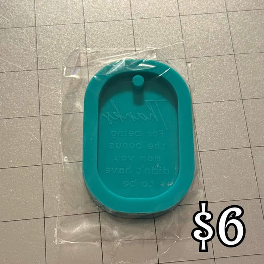 Bonus Mom Keychain Mold - RTS