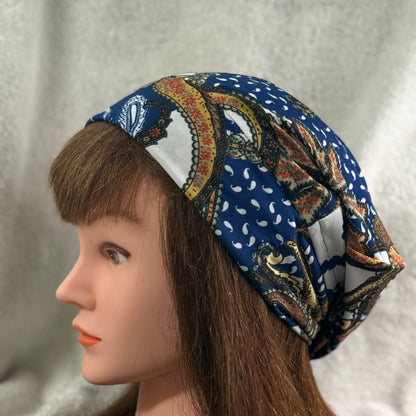 Boho Paisley Slouch Beanie – Upcycled Everyday Hat