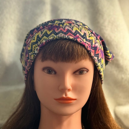 Electric Vibe Slouch Beanie – Upcycled Everyday Hat
