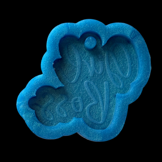 Girl Boss Keychain Mold
