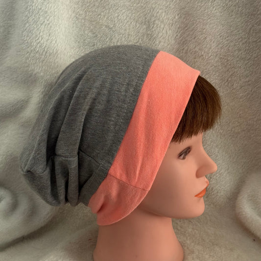 Neon Edge Slouch Beanie – Upcycled Everyday Hat