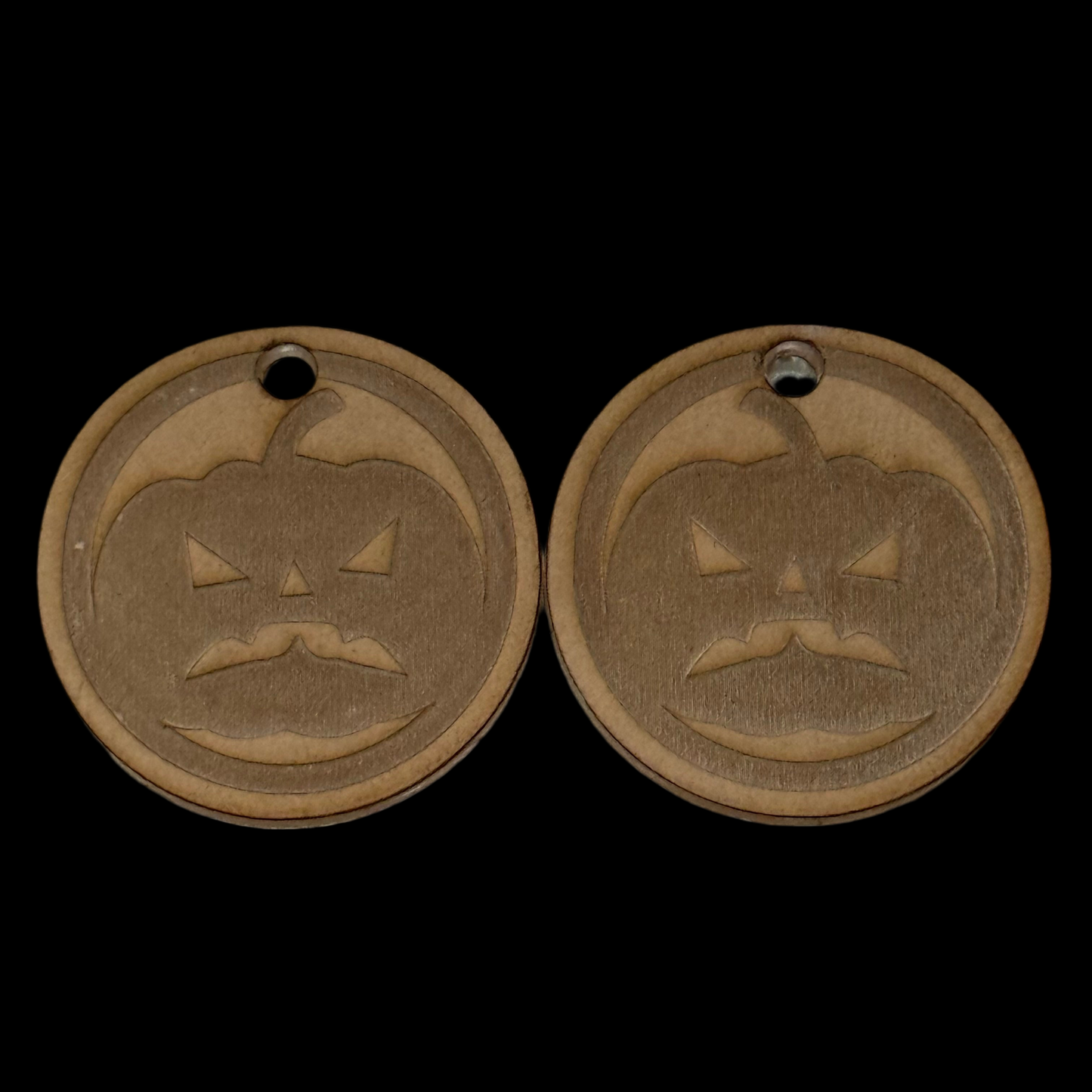 Jack-o’-lantern Earrings Acrylic Blanks for Mold Making