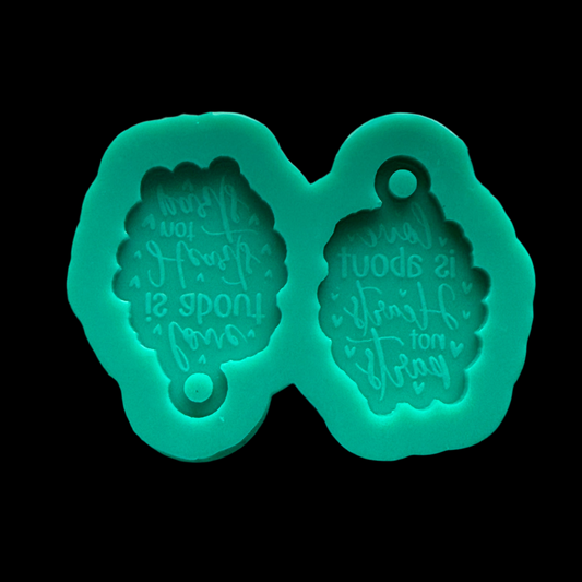 Love Is About Hearts Earrings Mold