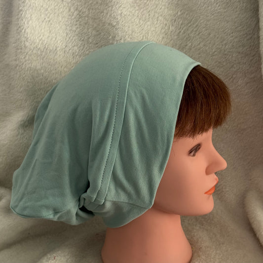 Aqua Calm Slouch Beanie – Upcycled Everyday Hat