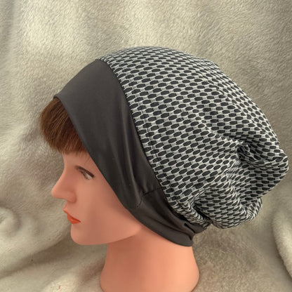 Steel Mood Slouch Beanie – Upcycled Everyday Hat