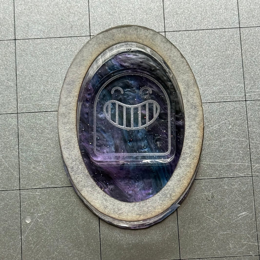 Used Smiley Dude Acrylic Blank for Mold Making