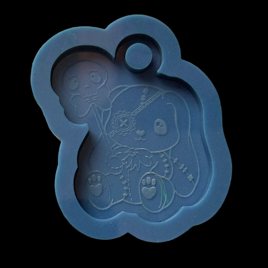 Dead Bunny Keychain Mold