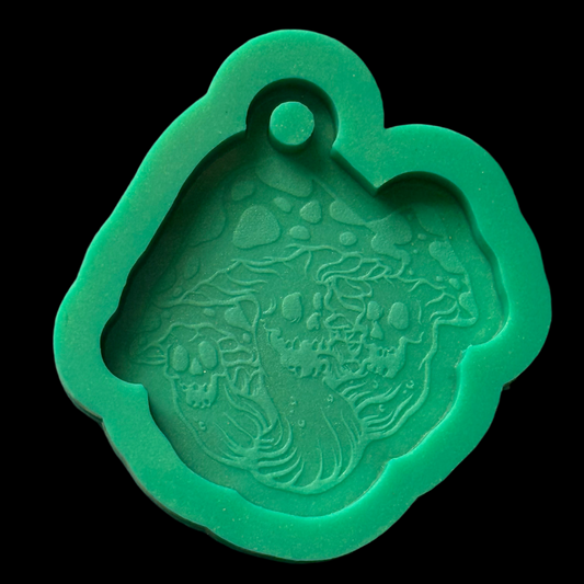 Crazed Mushrooms Keychain Mold