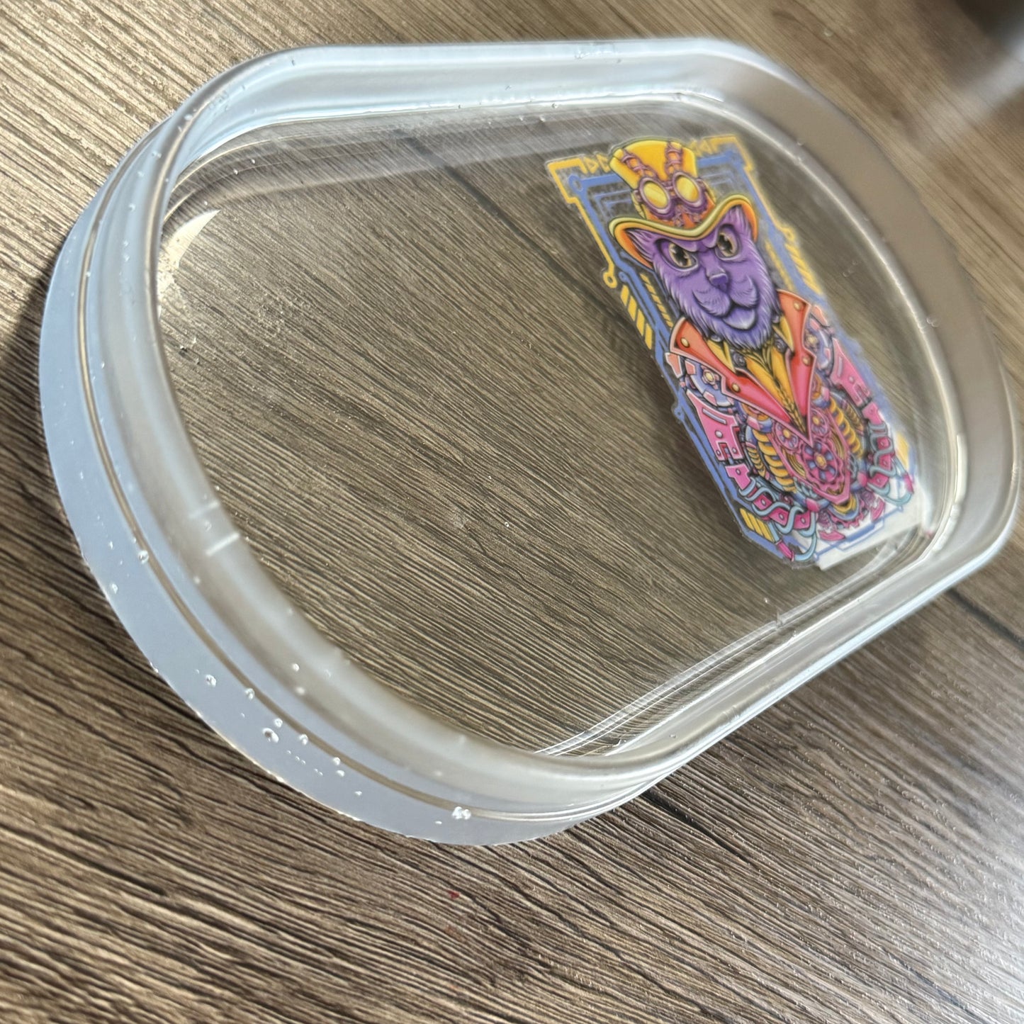 Steampunk Cat Resin Tray