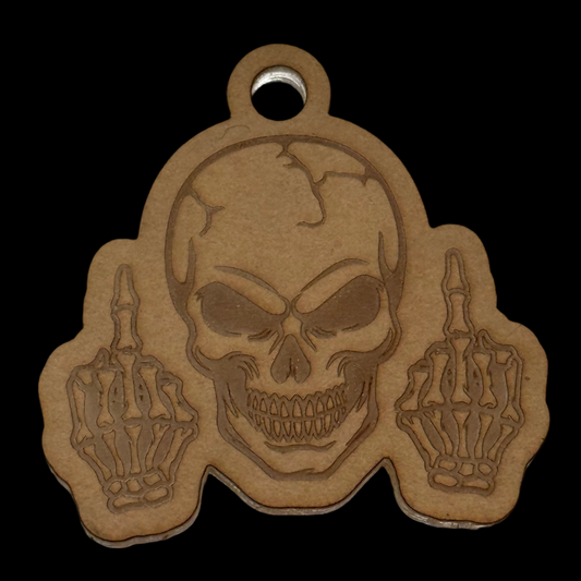 Skull Fingers Acrylic Blank for Mold Making