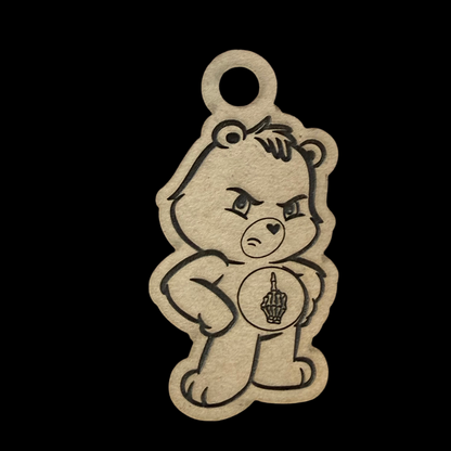 Fuck Off Bear Keychain Mold