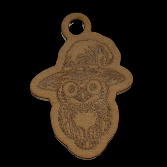 Witchy Owl Acrylic Blank for Mold Making