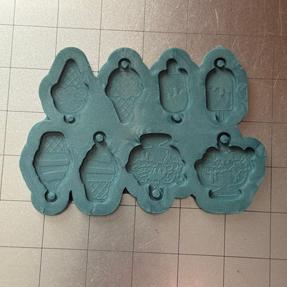 Ice Cream Earrings Palette Mold