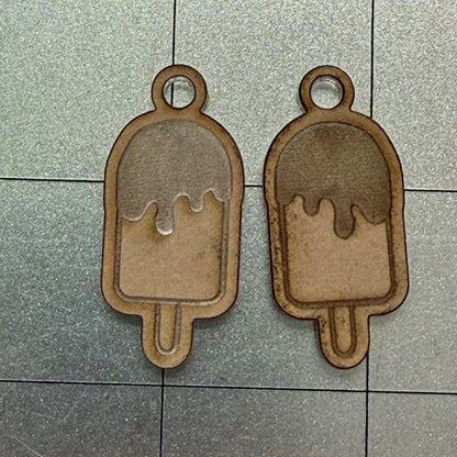 Ice Cream Earring Acrylic Blanks for Mold Making