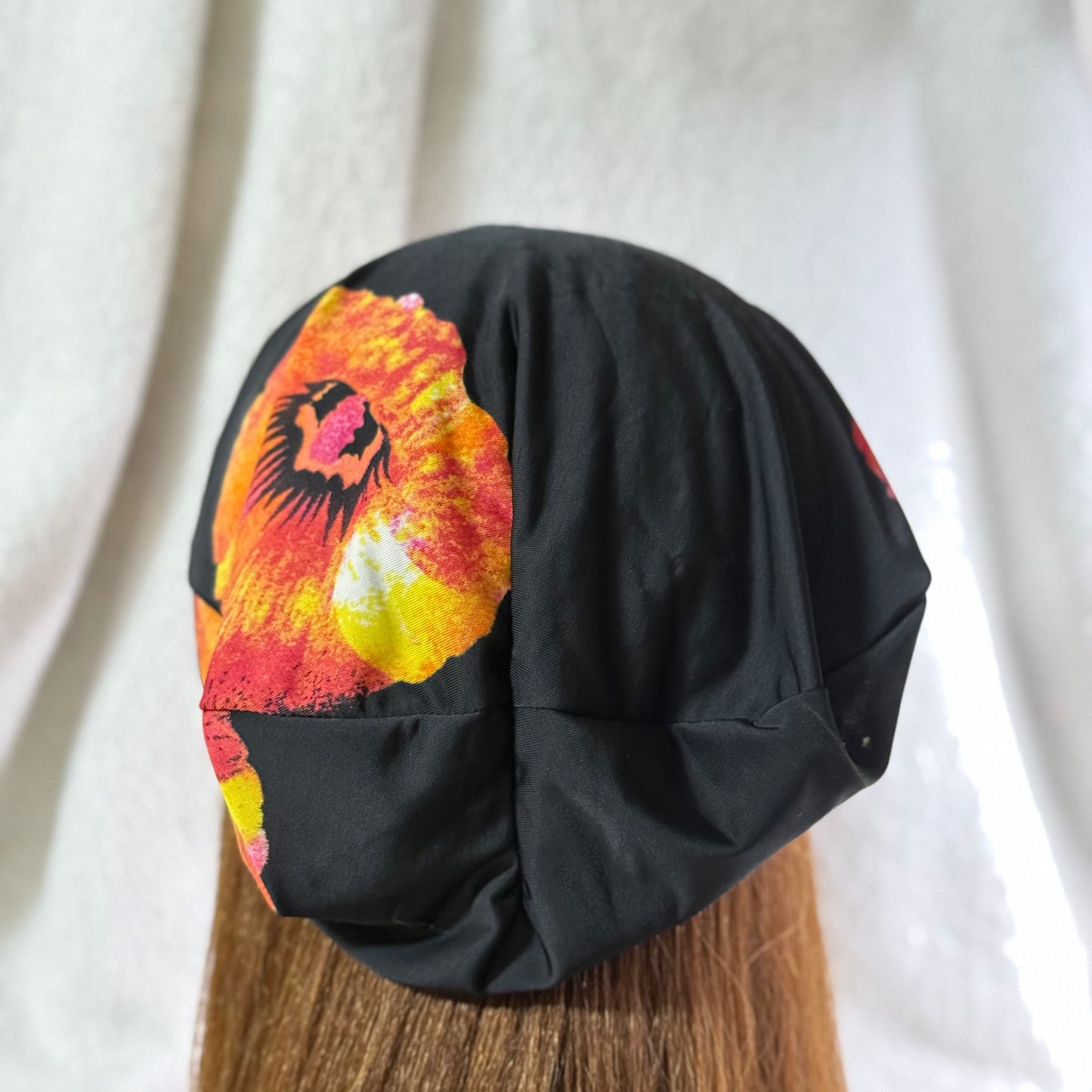 Midnight Bloom Lightweight Slouch Beanie – Upcycled Everyday Hat