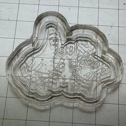 Used Smoking Buddies Acrylic Blank for Mold Making  with Attached Housing