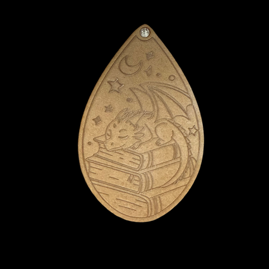 Book Dragon Acrylic Blank for Mold Making