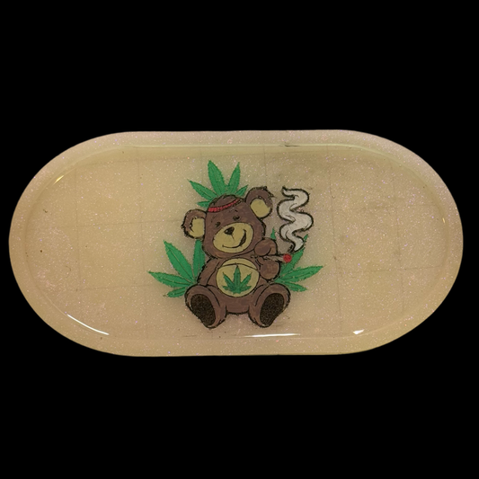 Smoking Bear Tray