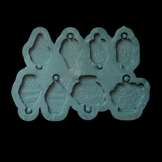 Ice Cream Earrings Palette Mold