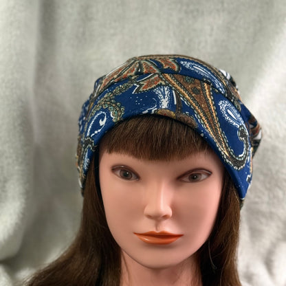 Boho Paisley Slouch Beanie – Upcycled Everyday Hat