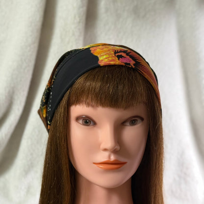Midnight Bloom Lightweight Slouch Beanie – Upcycled Everyday Hat