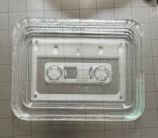 Cassette Tray Acrylic Blank for Mold Making