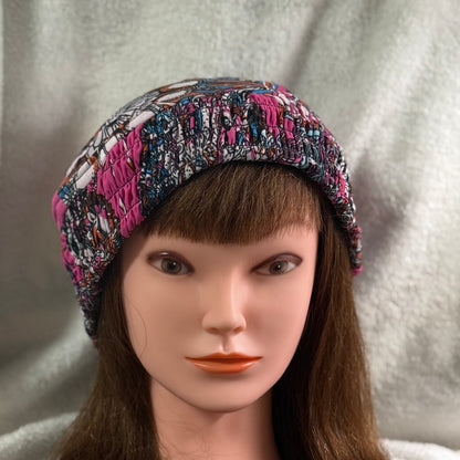 Mandala Mosaic Slouch Beanie – Upcycled Everyday Hat