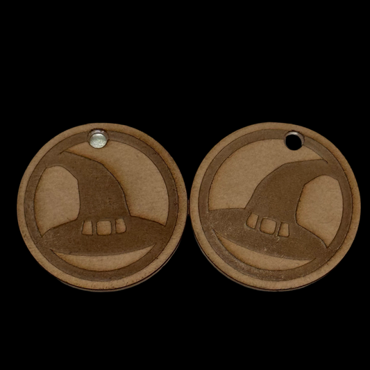 Witch Hat Earrings Acrylic Blanks for Mold Making