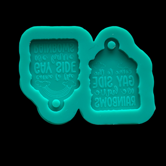 Come to the Gay Side Earrings Mold
