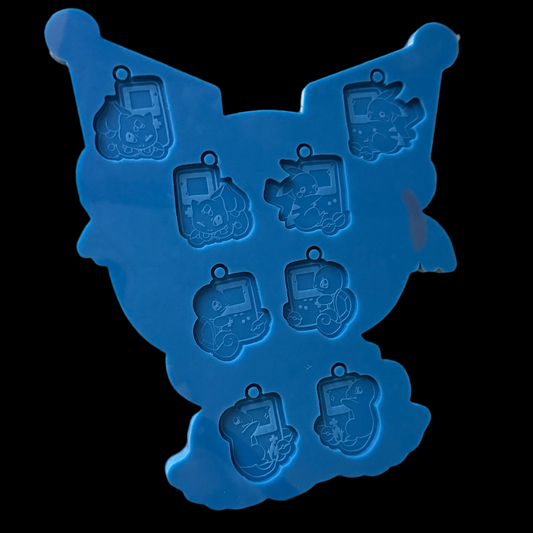 PokeGame Earrings Palette Mold