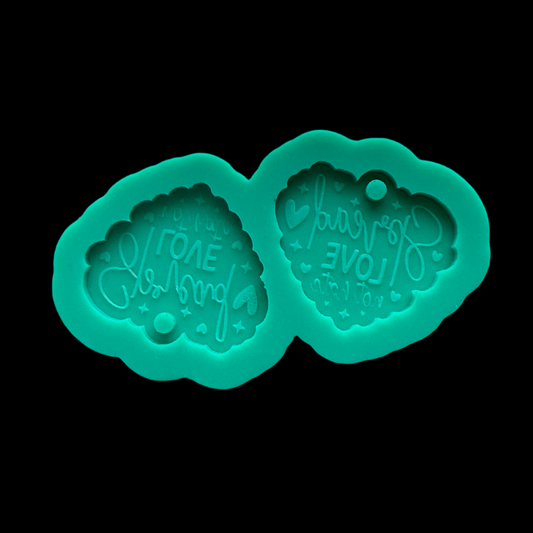 Spread Love Not Hate Earrings Mold