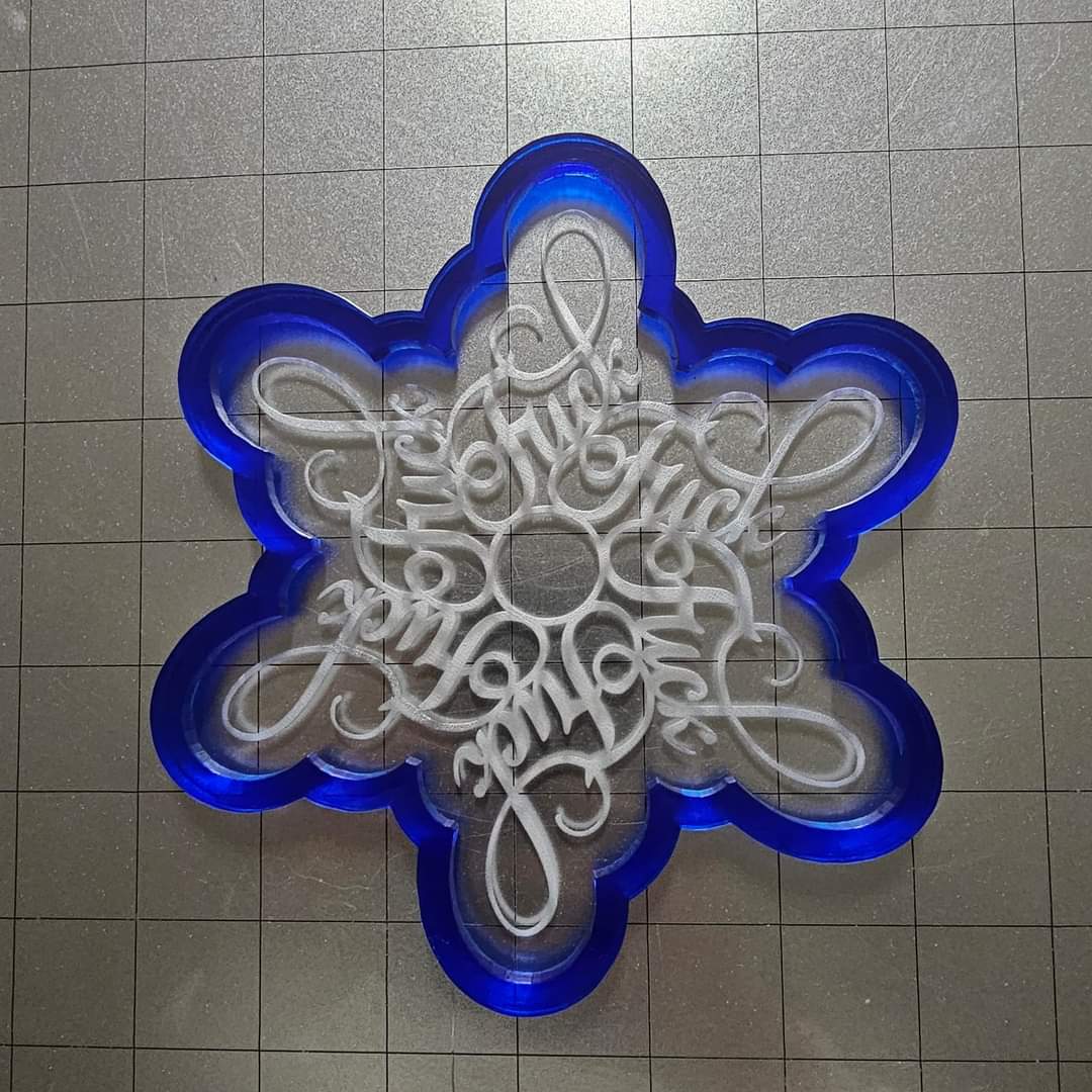 Fuck Snowflake Acrylic Tray Misfit