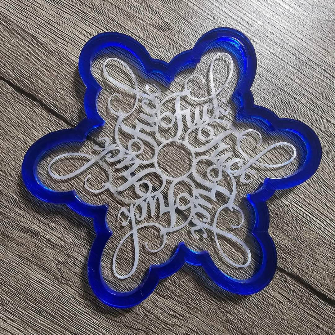 Fuck Snowflake Acrylic Tray Misfit