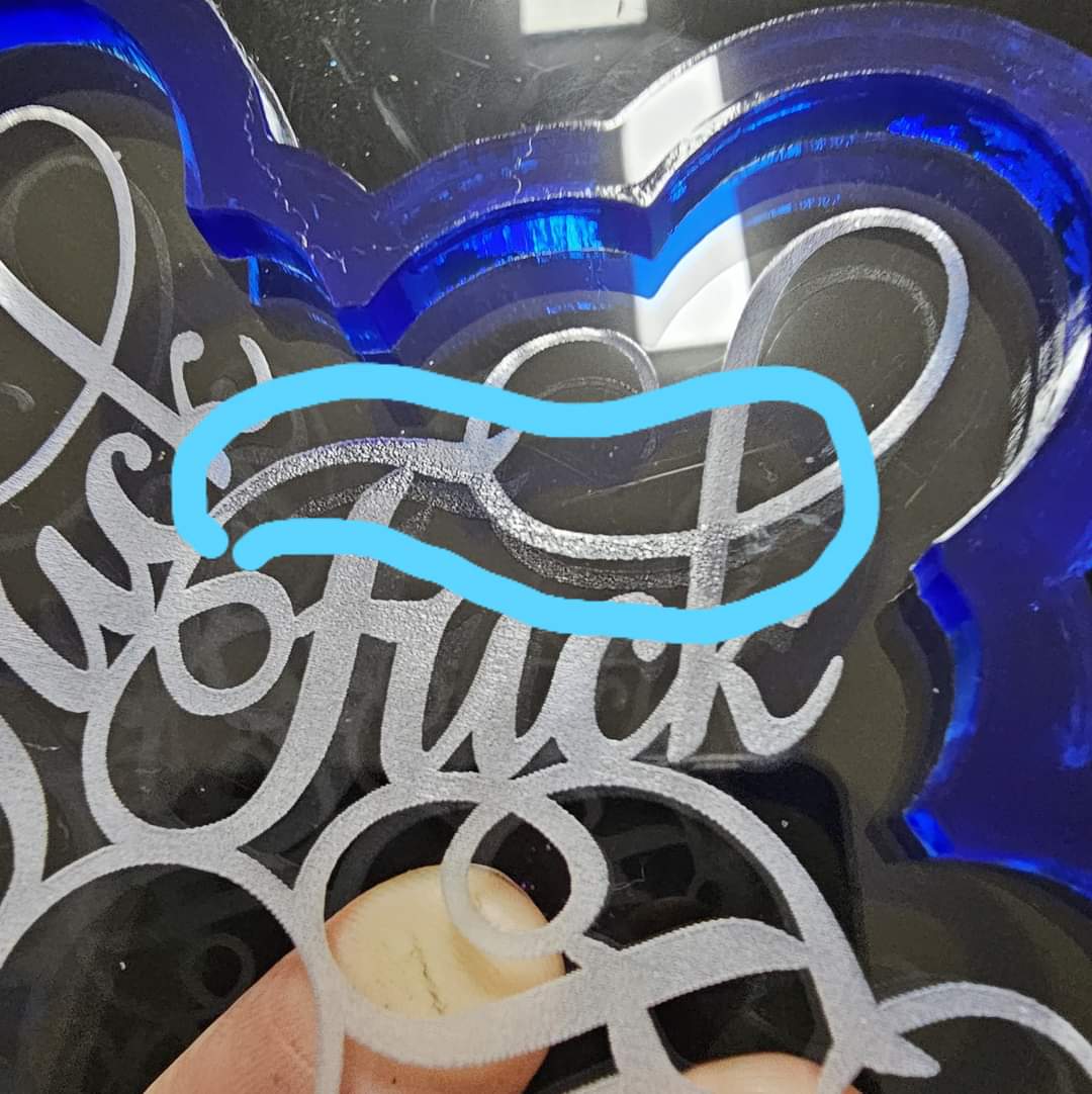 Fuck Snowflake Acrylic Tray Misfit