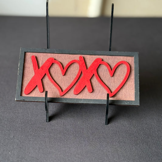 XOXO Wooden Plaque