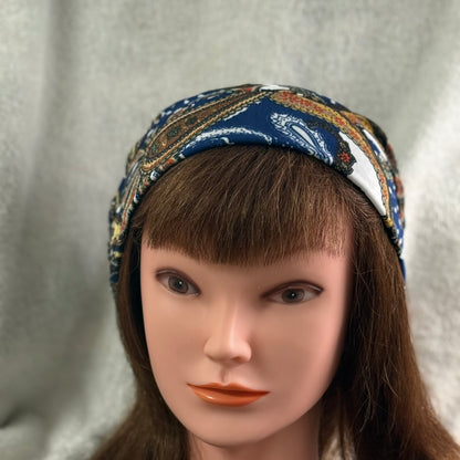 Boho Paisley Slouch Beanie – Upcycled Everyday Hat