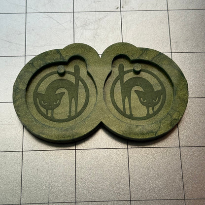 Scaredy Cat Earrings Mold
