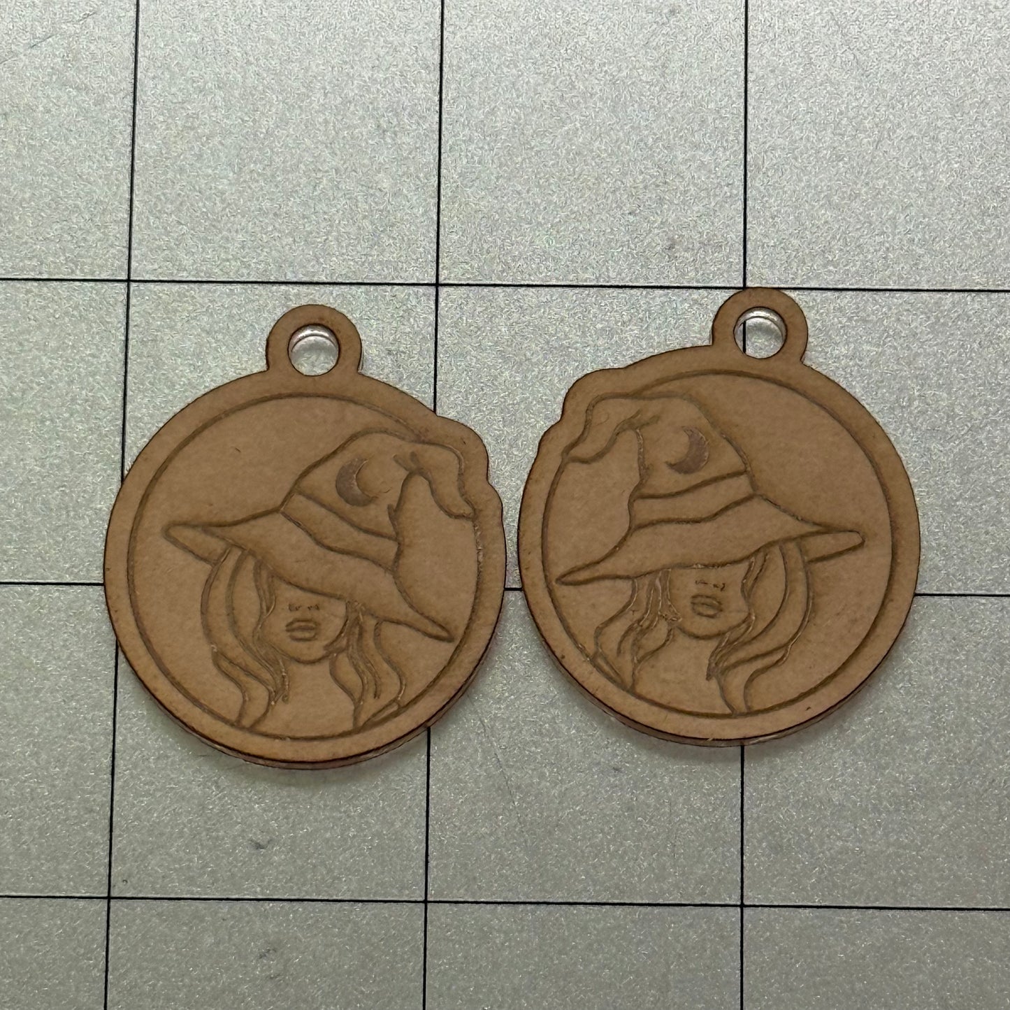 Glinda Witch Earrings Acrylic Blanks for Mold Making