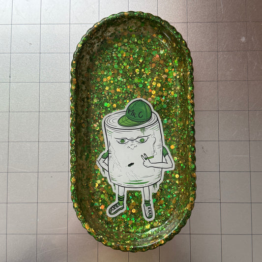 Smoking Guy  Resin Tray