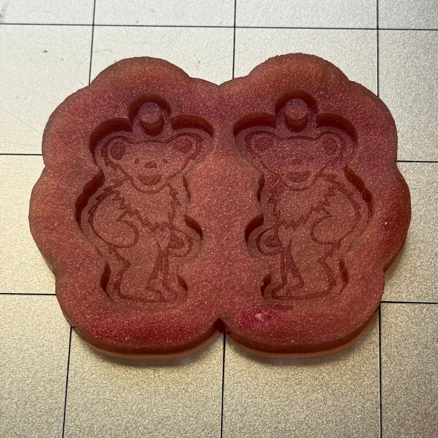 Grateful Bears Earrings Mold - RTS