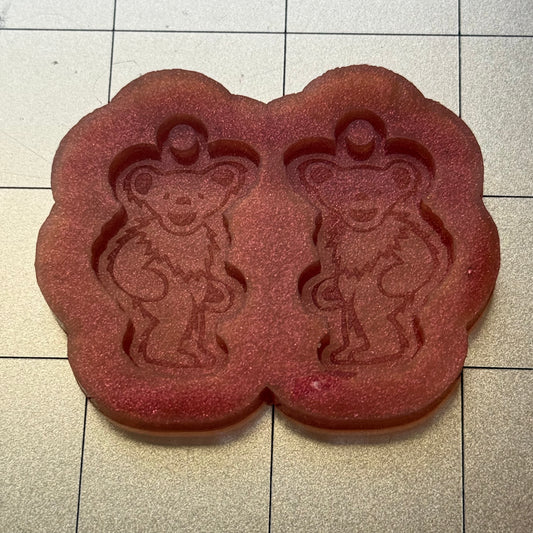 Grateful Bears Earrings Mold - RTS