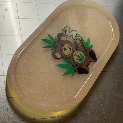 Smoking Bear Tray