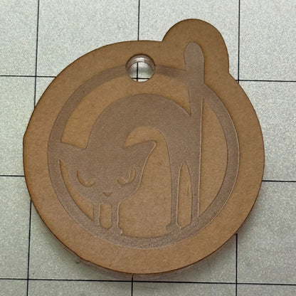 Scaredy Cat Acrylic Blank for Mold Making