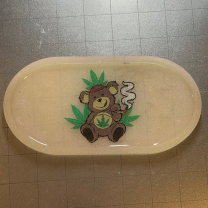 Smoking Bear Tray