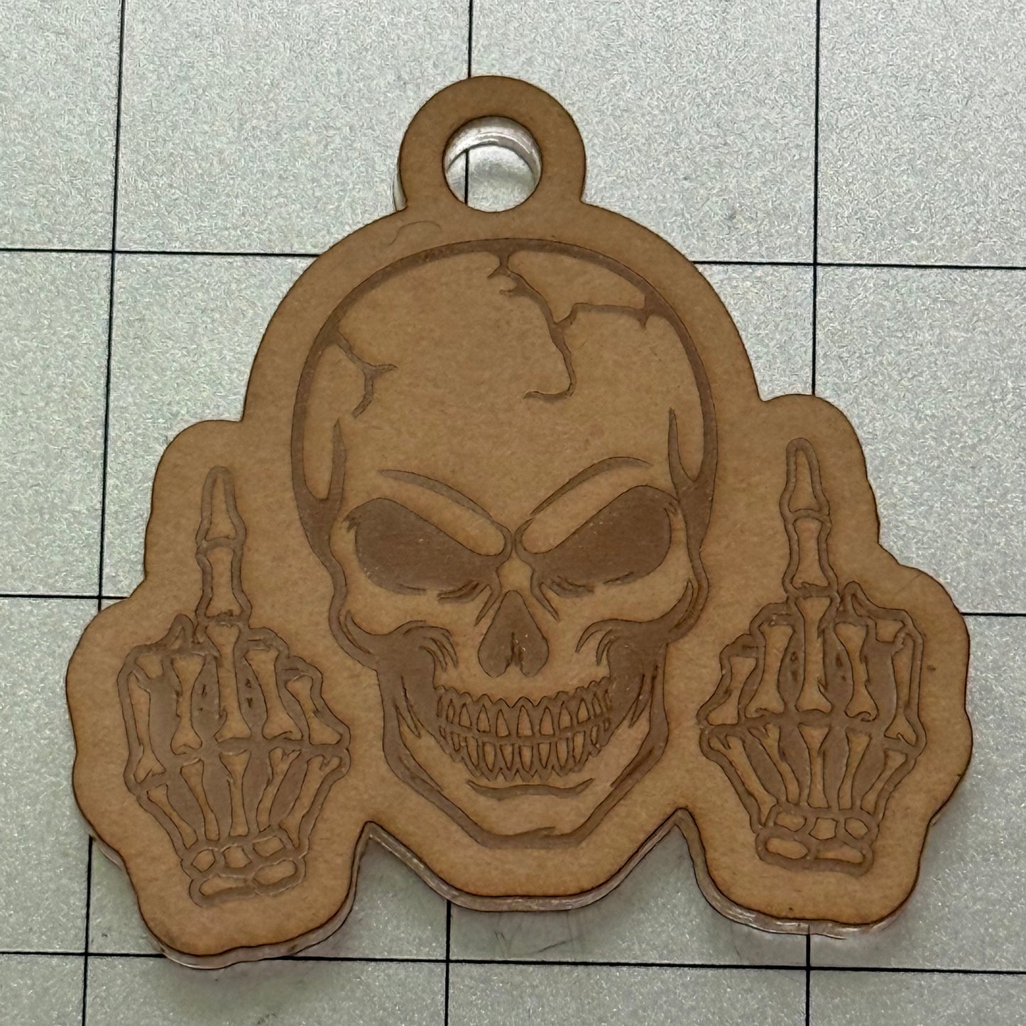 Skull Fingers Acrylic Blank for Mold Making
