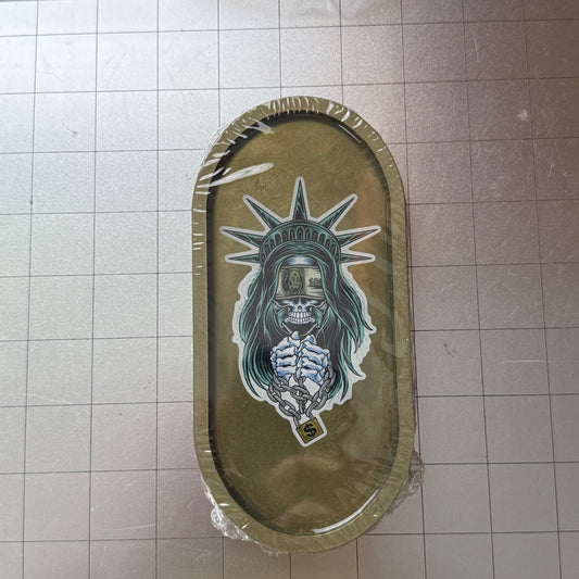 Money Skeleton Resin Tray