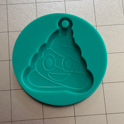 Poop Face Keychain Mold