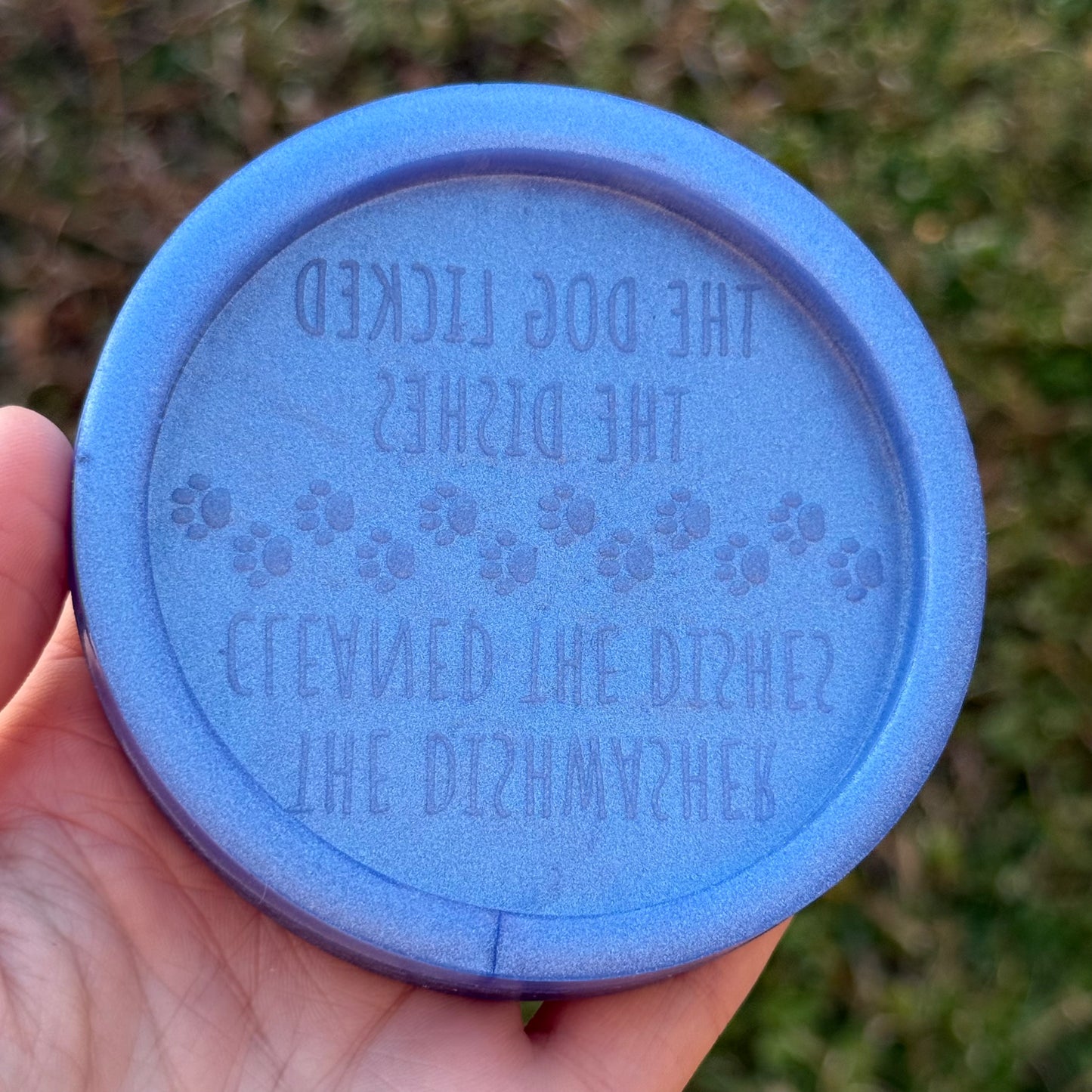 The Dog Licked The Dishes Dishwasher Magnet Mold